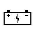 Lifepo electric battery for energy storage, agm batterie power Royalty Free Stock Photo