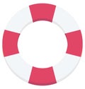 Lifering Color Vector Icon which can easily modify or edit