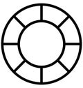 Lifering Isolated Vector icon that can be easily edit or modified.