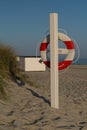 Lifesaver on beach