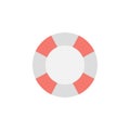 Lifesaver, summer icon. Simple color vector elements of vacation icons for ui and ux, website or mobile application
