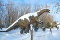 Lifesize reconstruction of a giant dinosaur