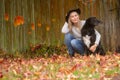 Lifestile outdoor portrait of young beautiful woman on natural b Royalty Free Stock Photo