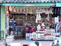 Lifestyle crafts, designed souvenir selling roadside on GOLDEN TRIANGLE THAILAND