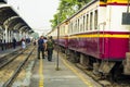 Lifestyle of diverse people travel with Rail transport Royalty Free Stock Photo