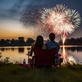 lifestyle photo fourth of july fireworks