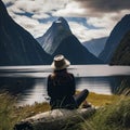 lifestyle photo milford sound new zealand