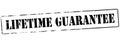 Lifetime guarantee Royalty Free Stock Photo
