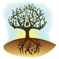 The lifetree Royalty Free Stock Photo