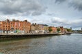 Liffey river, Dublin, Ireland Royalty Free Stock Photo
