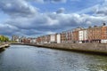 Liffey river, Dublin, Ireland Royalty Free Stock Photo