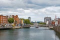 Liffey river, Dublin, Ireland Royalty Free Stock Photo