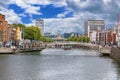 Liffey river, Dublin, Ireland Royalty Free Stock Photo