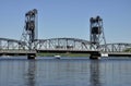 The Lift Bridge at Stillwater, Minnesota. Royalty Free Stock Photo