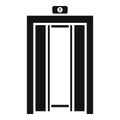 Lift elevator icon, simple style