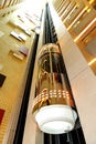 The lift in modern luxury hotel Royalty Free Stock Photo