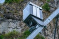 Lift to Hochosterwitz Castle on Carinthia, Austria