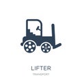 lifter icon in trendy design style. lifter icon isolated on white background. lifter vector icon simple and modern flat symbol for Royalty Free Stock Photo