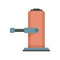 Lifter jack-screw icon flat isolated vector Royalty Free Stock Photo