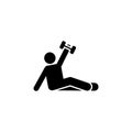 Lifting, man, gym, sport, fitness icon. Element of gym pictogram. Premium quality graphic design icon. Signs and symbols