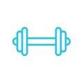 Lifting Weight fitness icon.