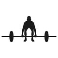 Lifting weights vector illustration by crafteroks