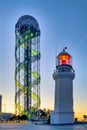 Lighhouse and Alphabetic Tower