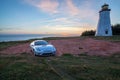 The lighhouse and Celica Royalty Free Stock Photo