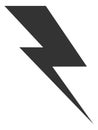 Lighning bolt icon. Flash sign. Electricity symbol