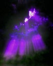 Light From Above, Abstract Purple Cloudscape