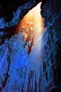 Luce sopra grotta 