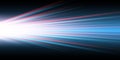 Light abstract technology background. Move motion blur red and blue lights. Royalty Free Stock Photo