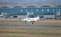 A Light Aircraft Arrives At Alicante Airport