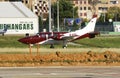 Light aircraft for pilot training at Sabadell airport Royalty Free Stock Photo