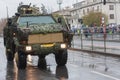 Light Armored Vehicle  on military parade in Prague, Czech Republic Royalty Free Stock Photo