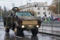 Light Armored Vehicle on military parade in Prague, Czech Republic