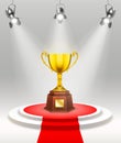 Light Awards Ceremony Template Royalty Free Stock Photo