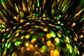 Light background. Holiday glowing backdrop. Defocused blurred bokeh. Festive abstract texture, bokeh and highlights Royalty Free Stock Photo