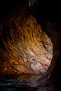 Light on the Backwall of the Subway Canyon in Zion