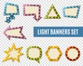 Light Banners Transparent Set