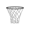 light basketball hoop cartoon vector illustration Royalty Free Stock Photo