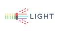 Light Beam: Illumination & Data Transmission, vector design Generative AI Royalty Free Stock Photo