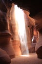 Light beams at Antelope Canyon in Arizona Royalty Free Stock Photo