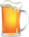 Light beer mug Royalty Free Stock Photo