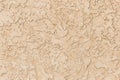 Light beige decorative plaster abstract wall texture stucco pattern background Royalty Free Stock Photo