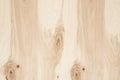 Light beige plywood vintage wood texture. Top view, wooden board. Royalty Free Stock Photo