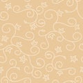 Light beige seamless background with swirl texture Royalty Free Stock Photo