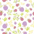 Light berry pattern