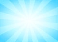 Light Blue Abstract Background with Vintage Rays