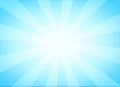 Light Blue Abstract Background with Vintage Rays Royalty Free Stock Photo